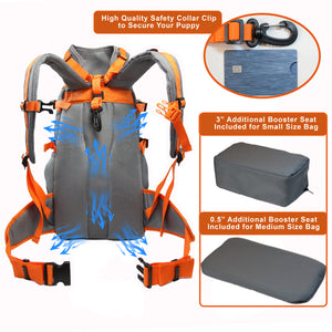 Roamer Dog Backpack - Grey